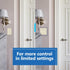 15A 120-277V, LCS2-1P-LA, LIDER Minimalist Design Matte Finish Lighted Double Switch, Combination Frameless Decorator