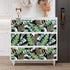 Tropical Green Leaves Wallpaper, Peel and Stick Self Adhesive for Cabinets, Waterproof 17.5" x78.7" Decor