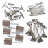 Yutnqin 69Pcs Set 3mm Abrasive Wheel Buffing Polishing Wheel Wire Brushes for Rotary Tool Accessories,Shank Mini Brush