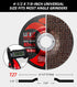 Grinding Wheels 4-1/2'' x 1/4'' x 7/8'', Aggressive Grinding Discs for Angle Grinders - 10 Pack