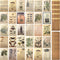 MUMULULU Vintage Style Postcard and Envelope Set Floral Retro Plant Butterfly Vintage Memories