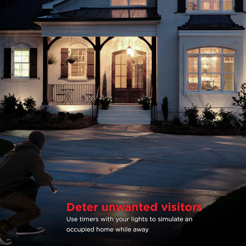 1 Pack, 70303 UltraPro Outdoor Dusk to Dawn Outlet Timer, Dual Outlet Light Sensor Plug, WeatherResistant Automatic