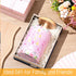 Tujoe Princess Lamps Pink Castle Fabric Nightstand Table Lamp Bedside Decor for Girl Kids Gift Reading Bedroom Living