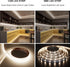 Dimmable 16.4FT/5M Light,4000K 2400LEDs 90+ AXMOTUT COB LED Strip Light with Remote, Flexible High Density LED Natural