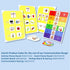 Snack Choice Board – Premium Durable Plastic Visual Schedule for Kids, 16 Autism Communication Cards