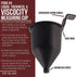 TCP Global Brand SG244 Liquid Thickness & Viscosity Measuring Cup, Ford # 4 Four, Viscosimeter for Paint