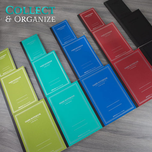 Itoya ProFolio Oasis Notebook, B5 Avocado, Lined and Dotted Journal for Work, Artists, Writers, Note Taking