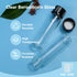 ALWSCI 0.54OZ Glass Vials, 16 ml Borosilicate Glass Empty Vials with 18-400 Black Screw Caps, Pack of 100