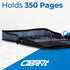 Case-it Classic Zipper Binder - 2-Inch O-Rings, 350 Sheet Capacity, Multiple Storage Pockets, Shoulder Strap
