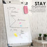 Loddie Doddie 2 in 1 Magnetic Dry Erase Eraser - White Board Cleaning Spray & Ergonomic Chalkboard Cleaner - Blush