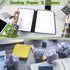 Whiteboard Notebook, Portable Dry Erase White Board Book, Reusable Double-Sided Meeting Notebook with Marker Pen