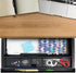 MOUNT-IT! Large Under Desk Pencil Drawer, 21.25” Width, Ball Bearing Slides Out Tray Organizer for Office Accessories
