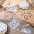 50 Set Teammates Sasylvia Welcome to The Team Appreciation Gift Puzzle Piece Keychain with Thank You Card Team