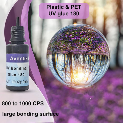 Riverruns Bonding and Welding UV Glue - Super UV Glue for Plastic, Glass, Metal with Pen Light