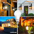 Bulbs, 9W 6000K 60W A19 E26 AC120V, Bulb (2 Pack) Boxlood Dusk to Dawn LED Light Built in Light Sensor, Plug and Play