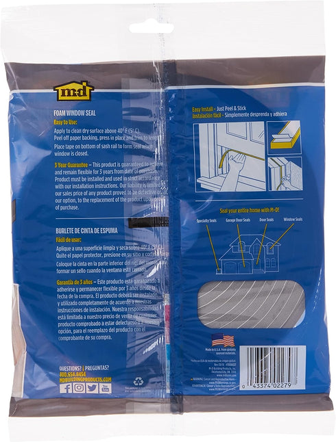Weather Proof Closed Cell PVC Foam Tape MD Building Products 02279