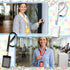6 Harloon Pcs Teacher ID Badge Holder with Lanyard Teacher Appreciation Gifts PU Cute Composition Notebook Pencil