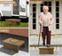 5.6" Y&M One Step Stool for Adults & Seniors, Waterproof HDPE Bedside Support Step Stool with Non-Slip Foot, Heavy Duty