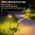 12V 3CCT 3000K-5000K 18 2 Pack LED Low Voltage Landscape Lighting, Landscape Lighting Kit with Connectors, Tall LED Low