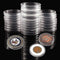 Ettonsun 30 Pieces 45mm Coin Capsules, Coin Holders for Collectors, Plastic Storage Container for Coin Collection