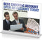 Officemate Upright Sign Holder, Horizontal, 11 x 8-1/2 in