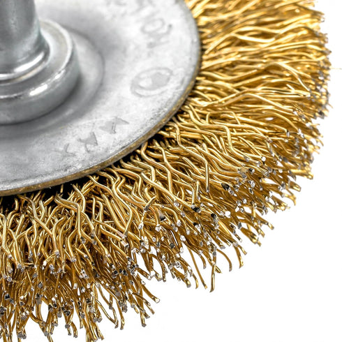Elsjoy 23 Pack Wire Wheel Brush for Drill, Brass Drill Wire Brush Set for Polishing and Rust Removal