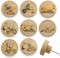 Set of 8 Wooden Construction Vehicle Digger Vehicle Theme Boys Bedroom Furniture