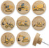 Set of 8 Wooden Construction Vehicle Digger Vehicle Theme Boys Bedroom Furniture