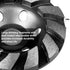 SUNJOYCO 4.5 inch Concrete Grinding Wheel, Heavy Duty Turbo Row Diamond Cup Grinding Wheel for Angle Grinder