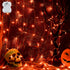 cshare Halloween String Lights Battery Operated With Timer - 9.8ft 30LED Orange Waterproof