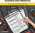 Enjoy Premium 30 Pack Hanging Job Ticket Holders 9x12 - Strong, Reusable Sleeves for Lasting Organization