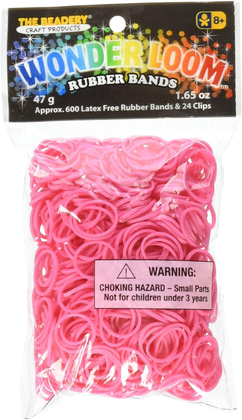 The Beadery 7295063 Wonderloom Bands, Pink