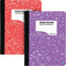 Enday Composition Notebooks - Wide Ruled Paper, Colored Marble Covers, 100 Sheets (200 pages), Marble Notebooks