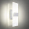 ASD 12 Inch Indoor LED Wall Sconce - 12W 2700K-5000K Dimmable Brushed