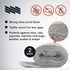 MaPorch Stainless Steel Wool Mouse Hole Filler, 2-Pack, 3.2 in x 7.5 ft, Flexible Rodent Defense with Gloves & Scissors