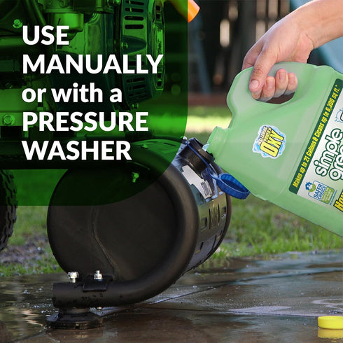 1 Oxy Solve House and Siding Pressure Washer Cleaner - Removes Stains from Mold & Mildew on Vinyl, Aluminum, Wood