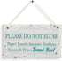 CAKIROTS Bathroom Door Sign - Please Do Not Flush Paper Towels, Sanitary Products, 10x6 inch Warning Notice