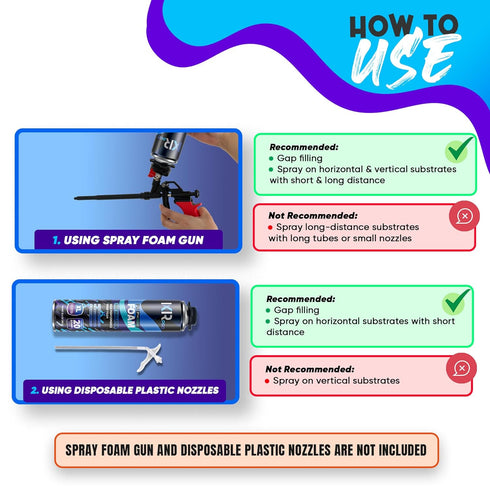 Spray Foam Insulation Can (23.1 oz. / 655 g) Expanding Foam Sealant, Spray Insulation, Closed Cell Spray Foam Insulation, Gap Filler Foam, High Density Spray Foam, Walls Ceiling Windows Doors