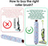 (2 Pieces) Multi-Surface Pet Pro Brush Rolls, Compatible with Bissell CrossWave 1785 Series Vacuum Cleaner
