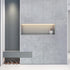Silver Grey Contact Paper 16"x198" - Peel and Stick Waterproof Decorative Self-Adhesive Vinyl Wrap for Cabinets and