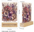 KNASNCHD Floral Design Pattern Night Light with Wood Base USB Interface Power Supply,Bedside Table Lamp Acrylic Home