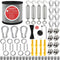 1/8" Wire Rope,Turnbuckles for Cables Wire, 304 Stainless Steel Cable,M5 Turnbuckle Kit,Wire