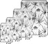 888 Display USA, Inc 20 Bags, 4" x 6" Exotic Plant Print Flat Paper Bags for Treats, Herbs