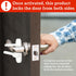 (2 Pack) 3M Door Lever Lock Prevents Toddlers from Opening Doors Easy One-Hand Operation for Adults Durable ABS