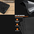 Jumbo Card Binder - 100 Pockets Hold Oversized Big Card, 3 Rings with 50 Double Side Removable Pages