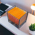 SETTFRFE Hanging File Folder Organizer with Drawer, Mesh File Bins for Hanging Files, Letter Size, Black