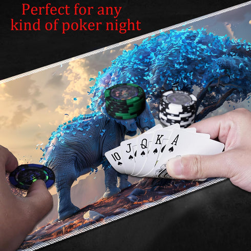 VSHSEEOM 24 14 inch MTG Playmat, Smooth Surface Game Play Pad MTG TCG x with Storage Bag, Non-Slip Mouse Pad Card