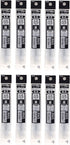 Pentel Refill Ink for EnerGel Liquid Gel Pen, 0.5mm Black Ink, Value Set of 10 Refills