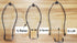 6-1/2 Inch B&P Lamp Small Regular Weight Lamp Shade Harp Holder for Table and Floor Lamps, Brass Plated Steel