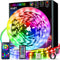Leeleberd 65.6 ft Led Lights for Bedroom, Bluetooth Smart APP Control 5050 RGB